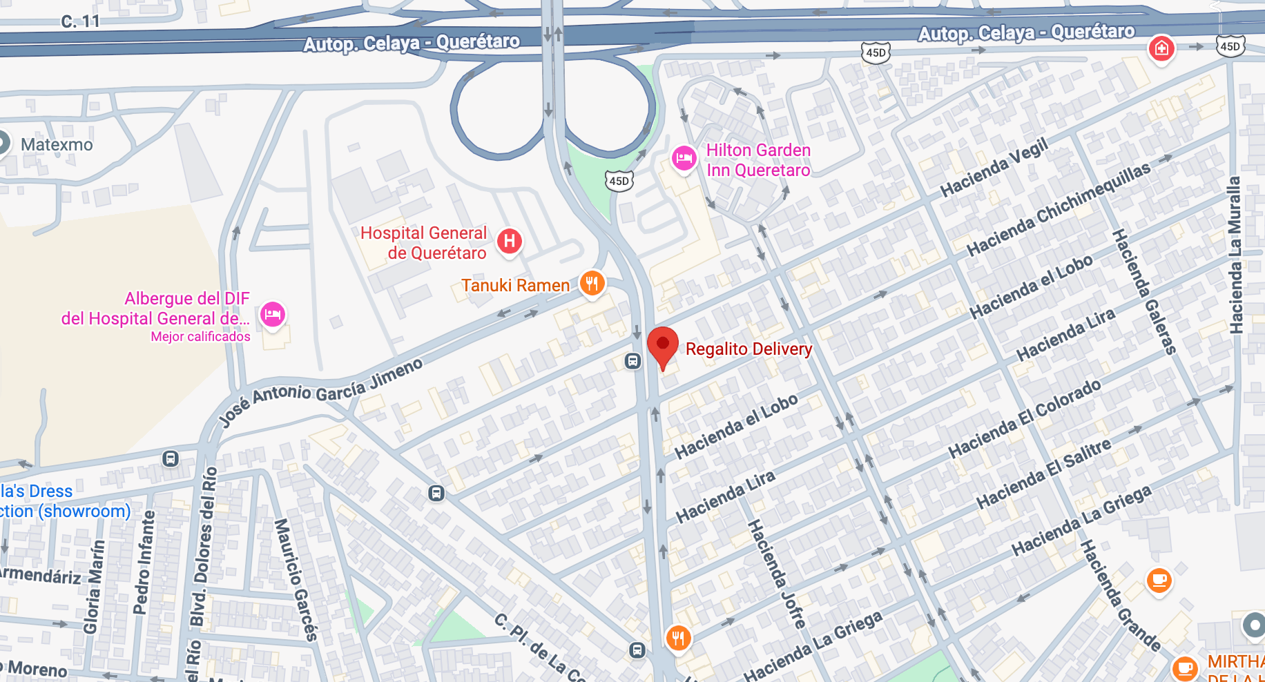 Ubicación de Regalito Delivery